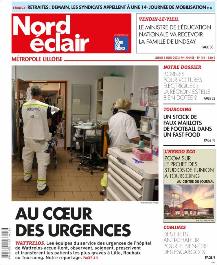 Portada de Nord Éclair (Francia)