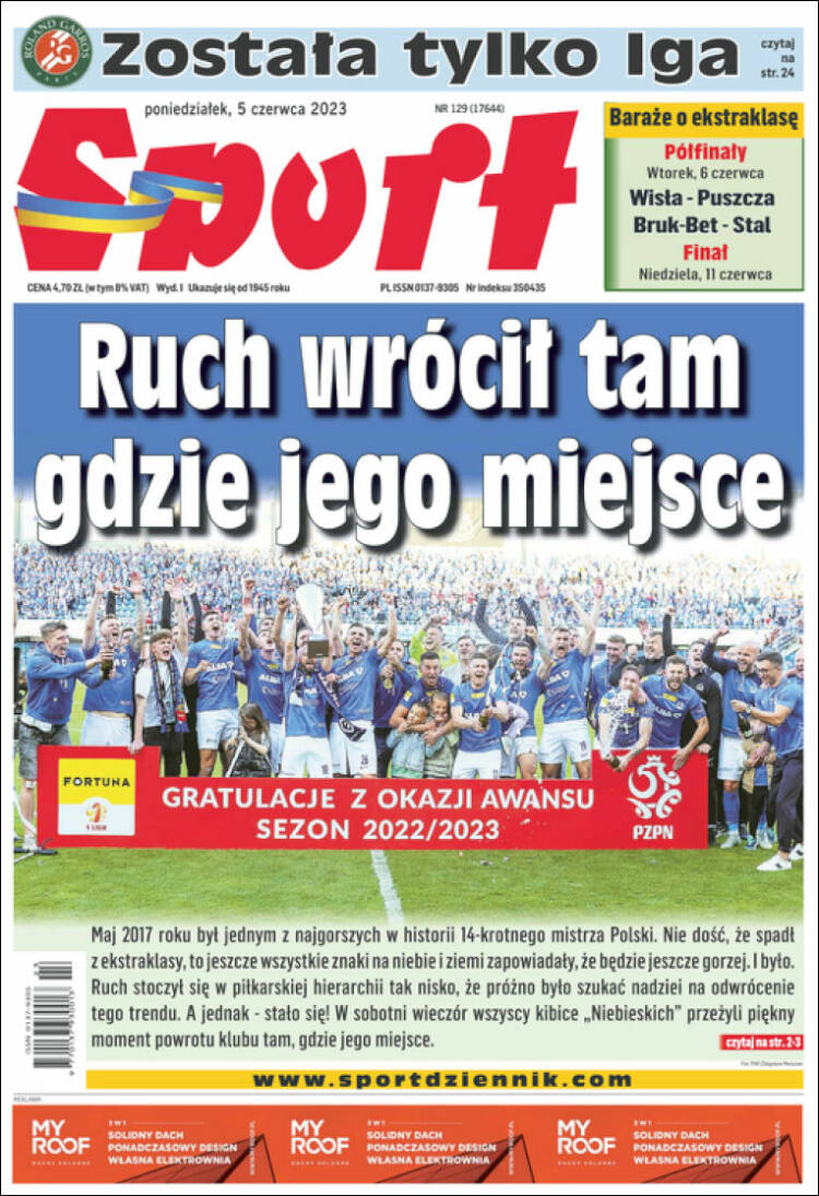 Portada de Katowicki Sport (Polonia)