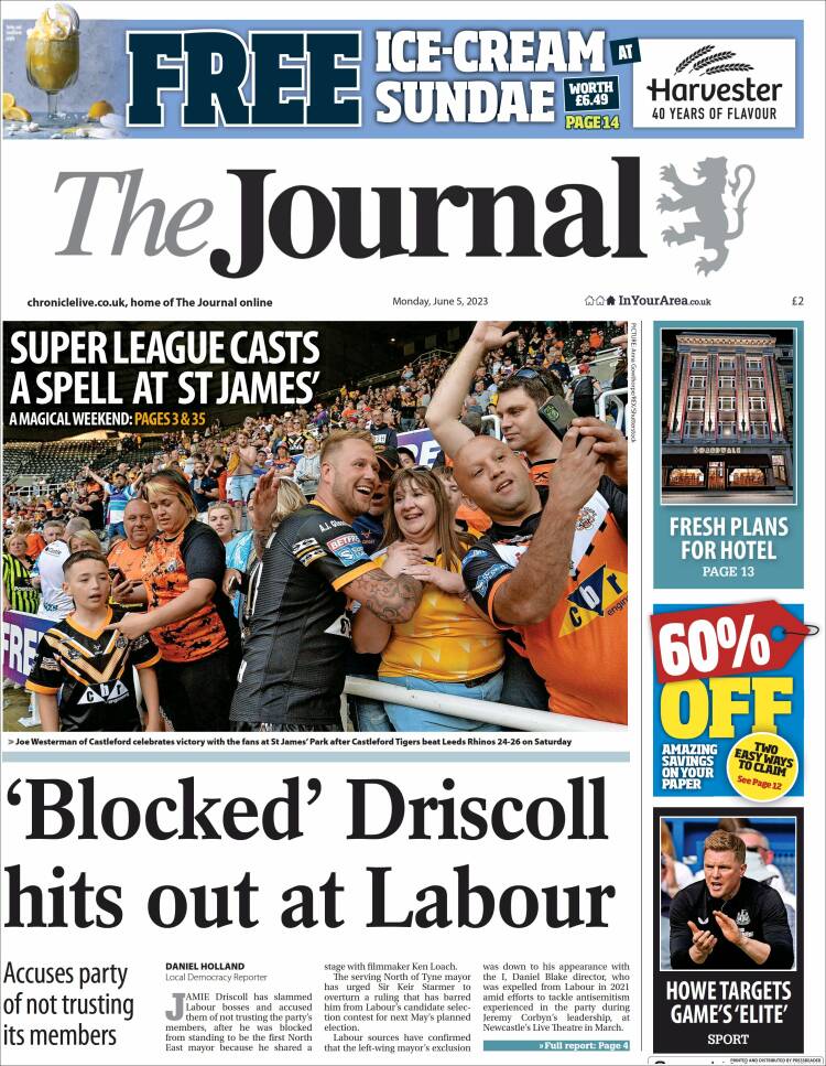 Portada de The Journal (United Kingdom)