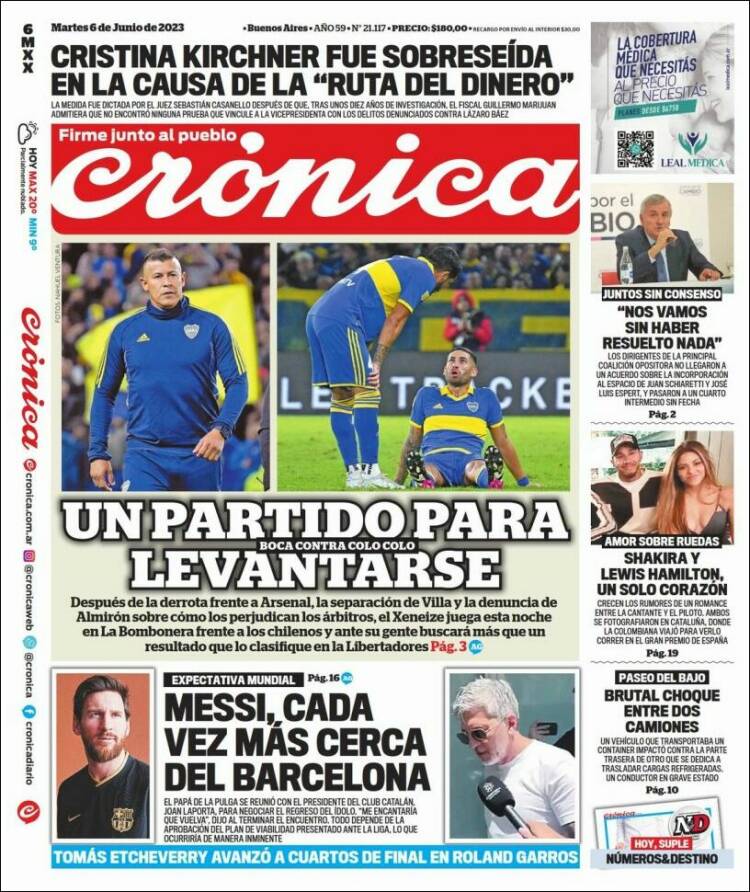 Portada de La Voz del Chaco (Argentina)