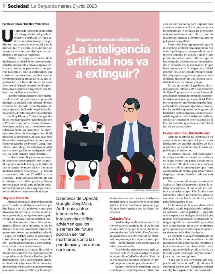 Portada de La Segunda (Chile)
