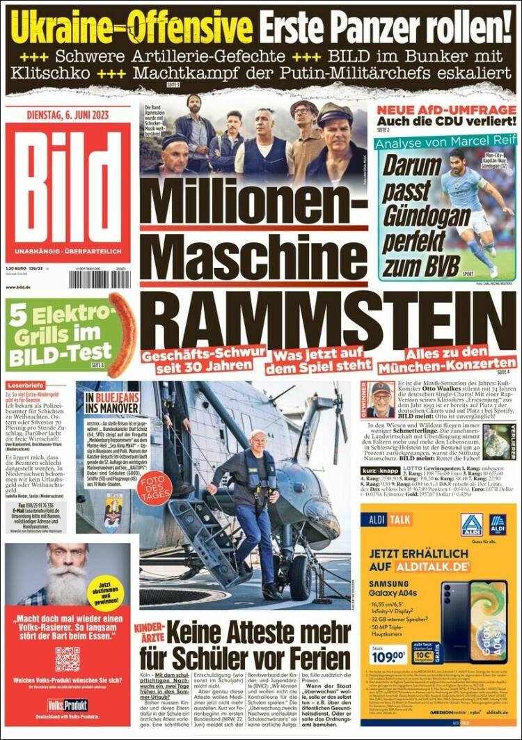 Portada de Bild (Germany)
