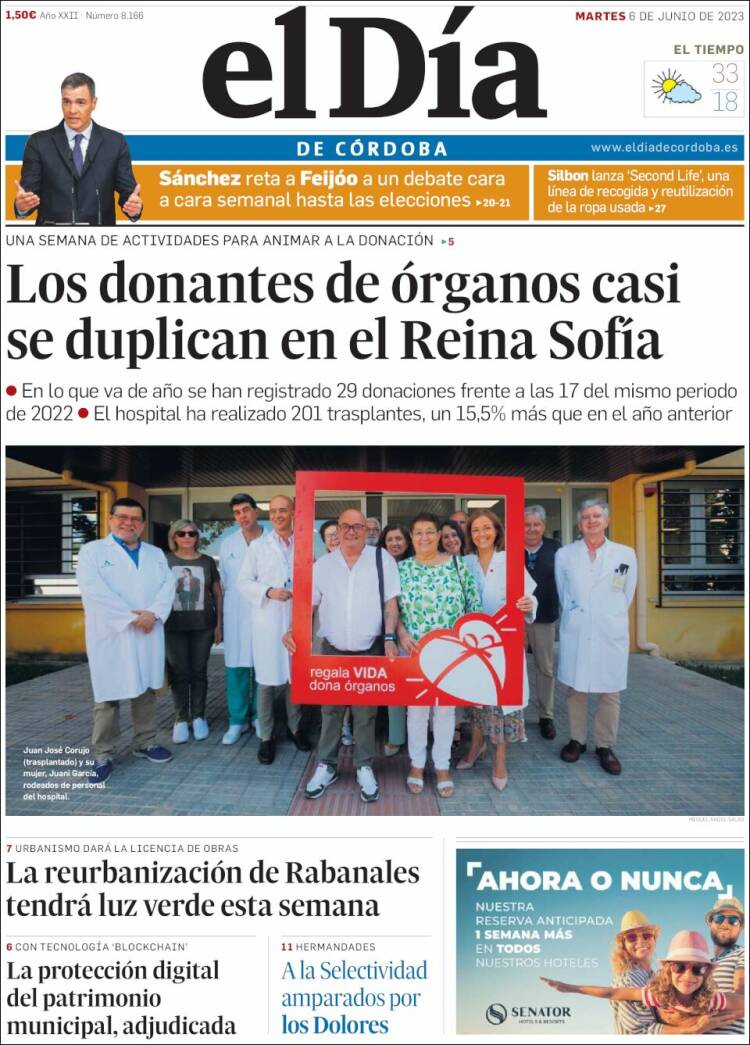 Portada de El Día de Córdoba (Spain)