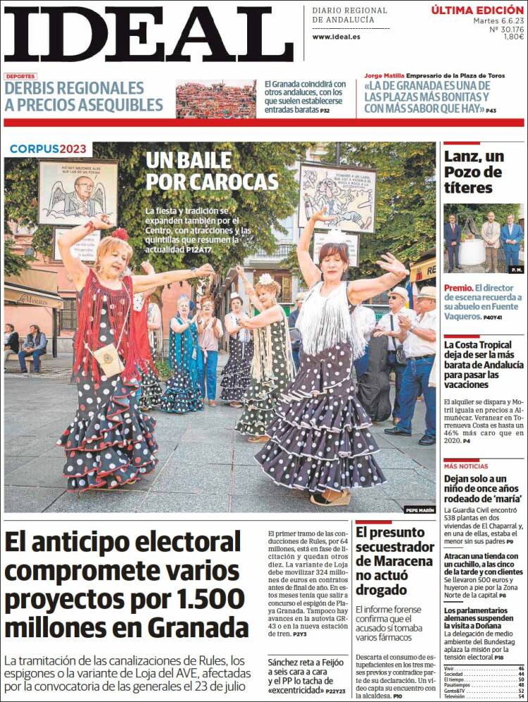 Portada de Ideal (Spain)