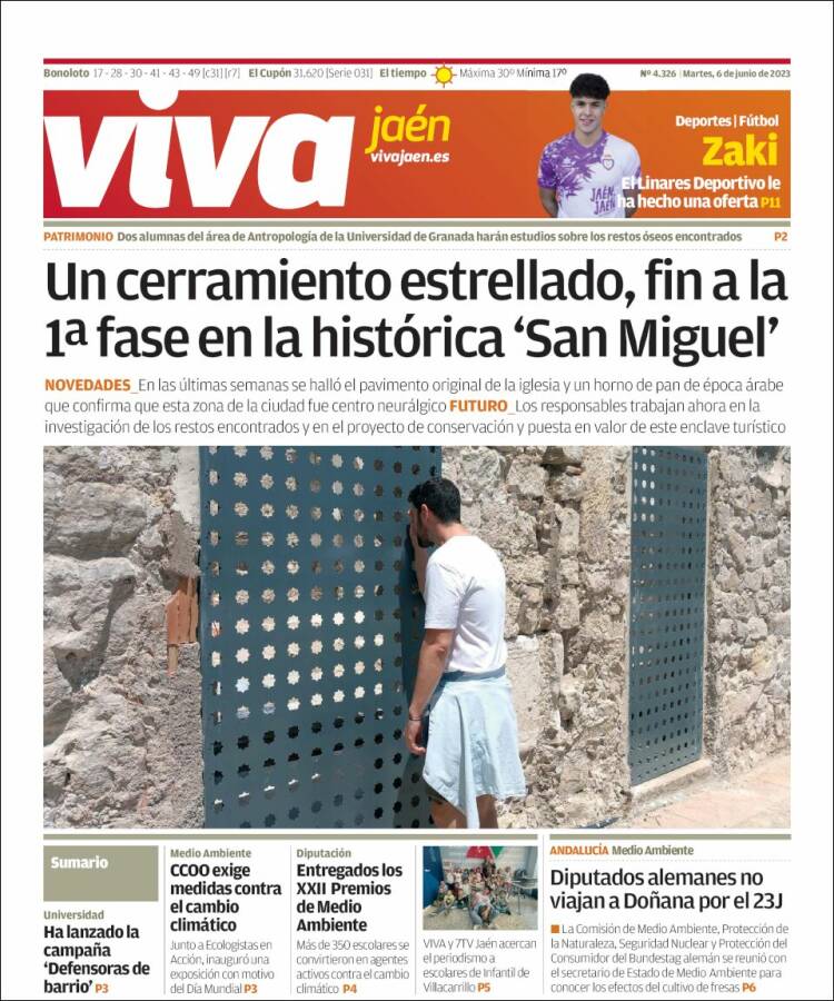 Portada de Viva Jaén (Spain)