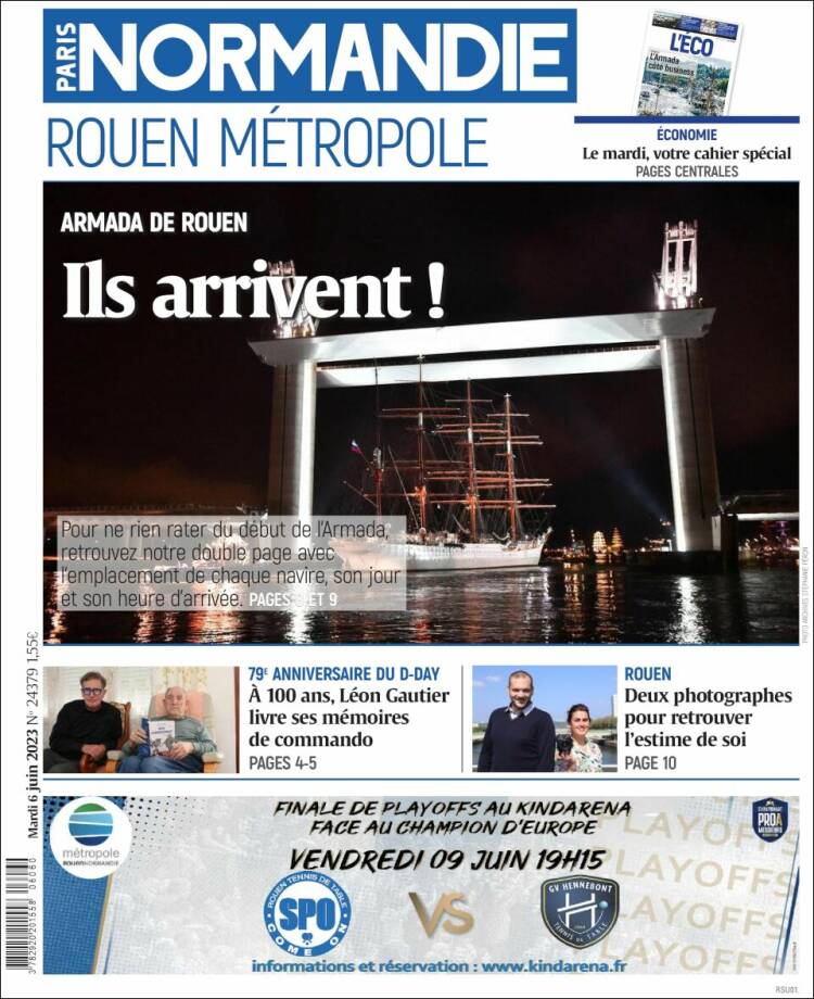 Portada de Paris Normandie (France)