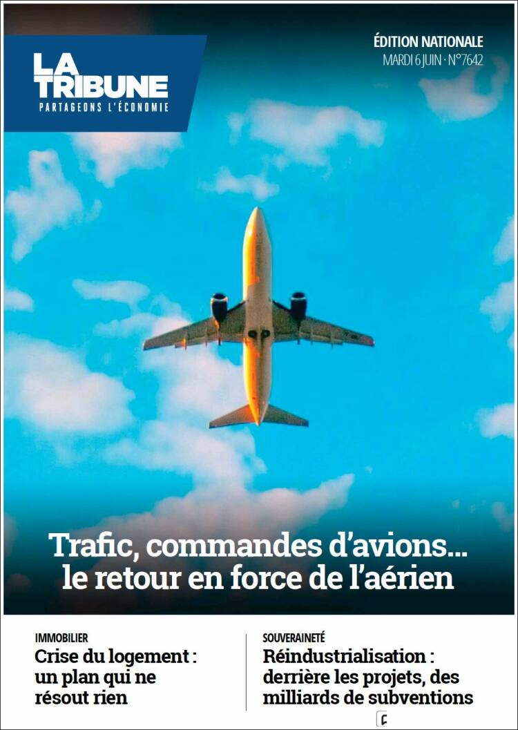 Portada de La Tribune (France)