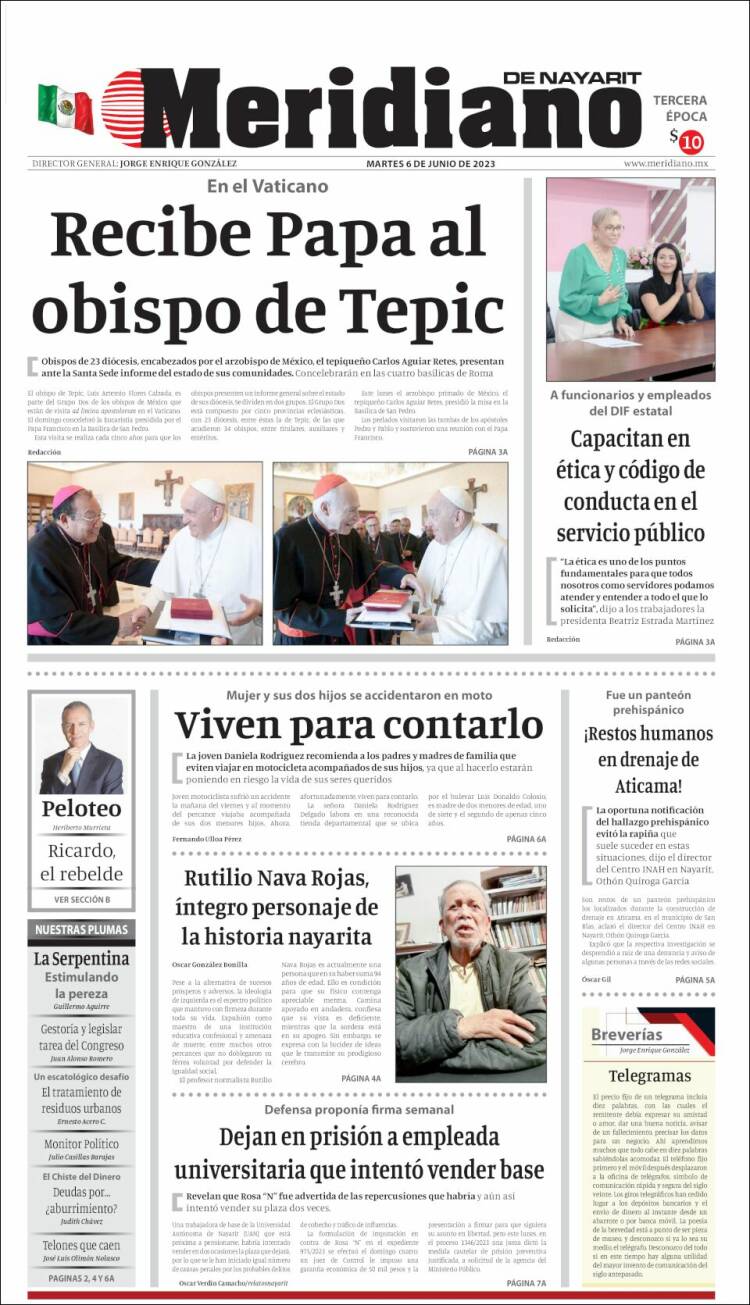 Portada de Meridiano (México)