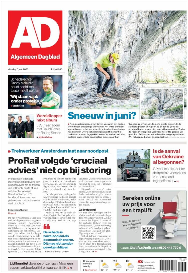 Portada de AD (Netherlands)