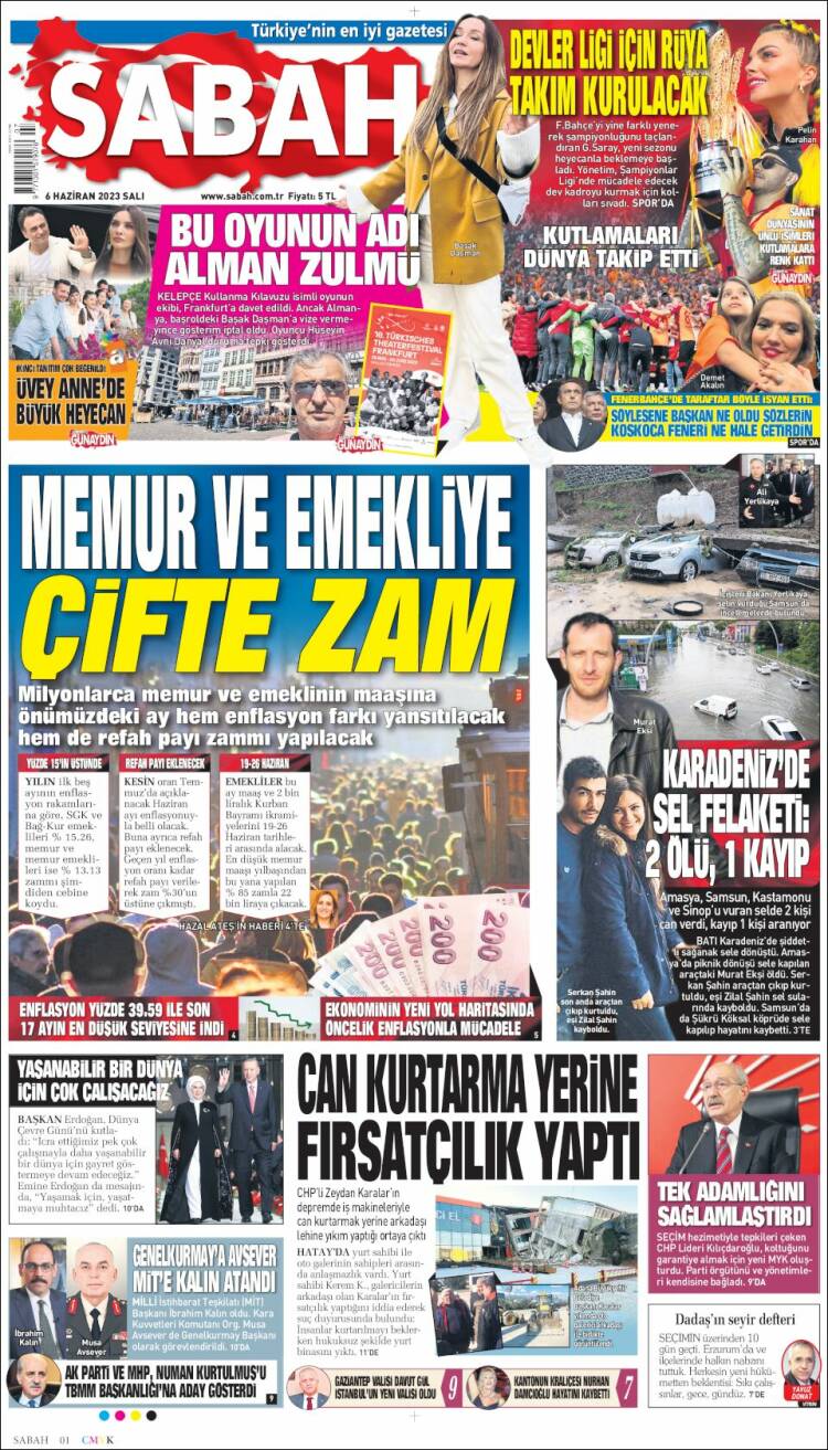 Portada de Sabah (Turkey)