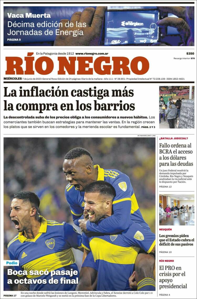 Portada de Rio Negro (Argentina)