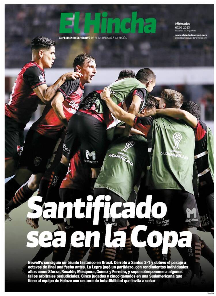 Portada de El Hincha (Argentina)