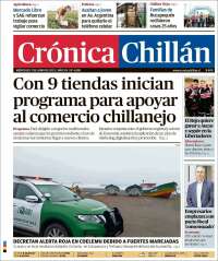 Portada de Crónica Chillán (Chile)