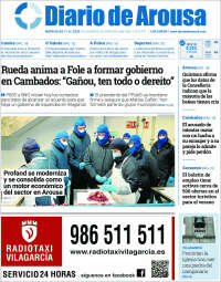 Portada de Diario de Arousa (España)