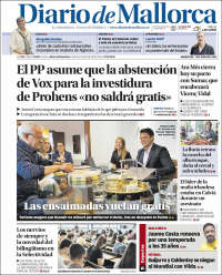 Portada de Diario de Mallorca (Spain)