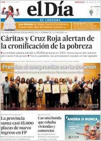 Portada de El Día de Córdoba (España)