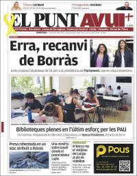 Portada de El Punt Avui (Spain)