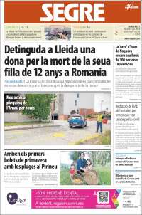 Portada de Segre (España)