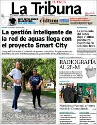 Portada de La Tribuna de Cuenca (España)