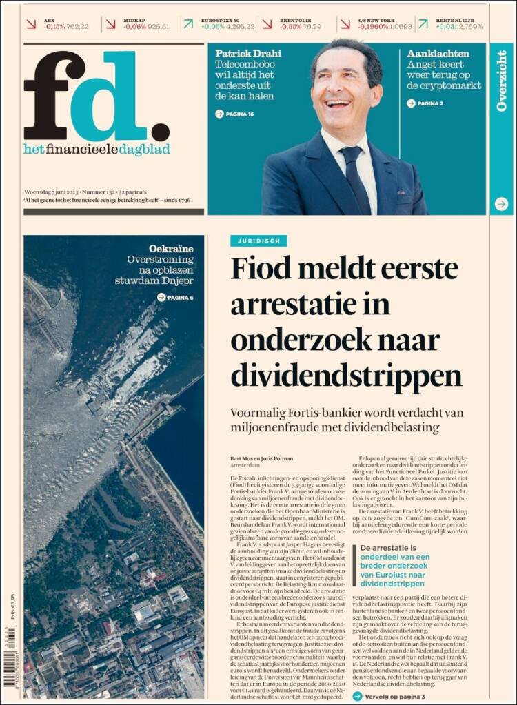 Portada de Het Financieele Dagblad (Netherlands)