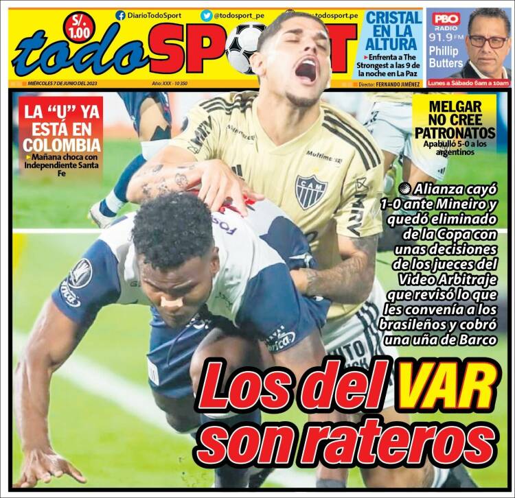 Portada de TodoSport (Peru)