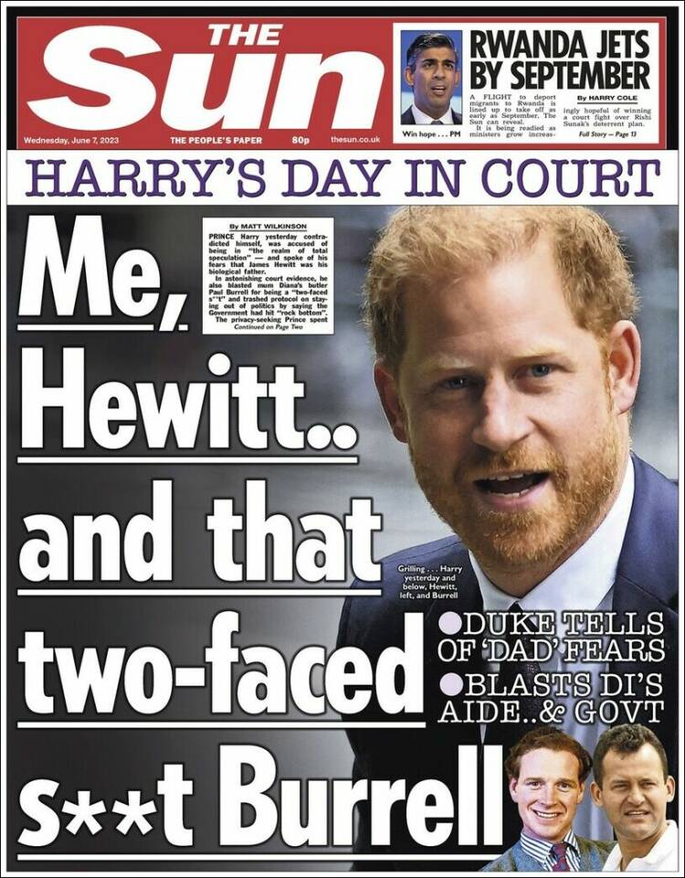 Portada de The Sun (United Kingdom)