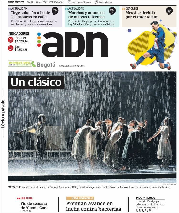 Portada de ADN - Bogotá (Colombia)