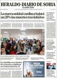 Portada de Diario de Soria (España)
