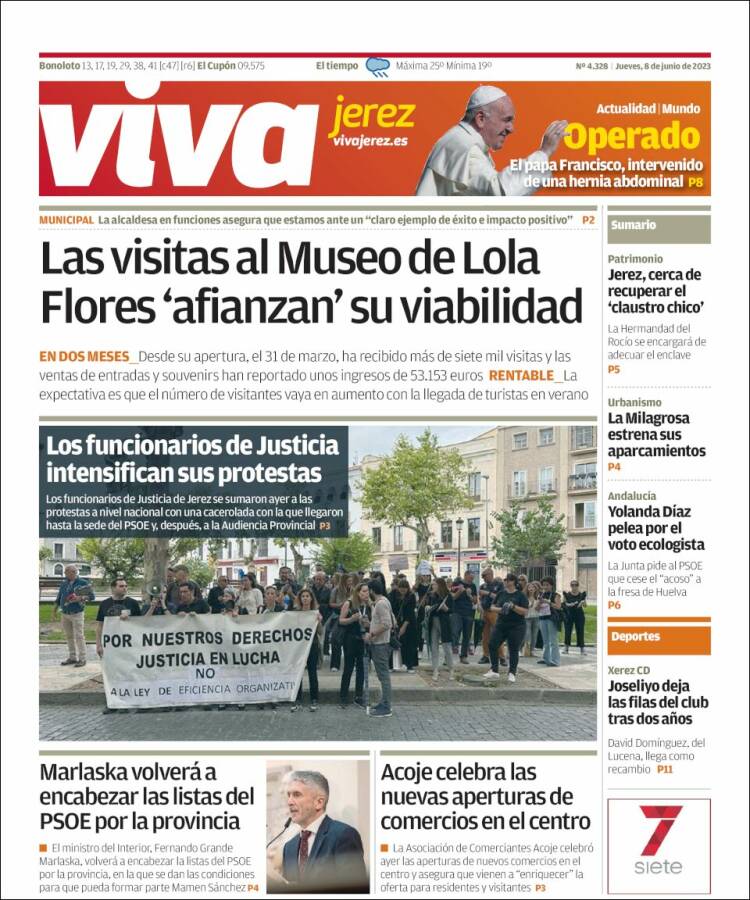 Portada de Información - Jerez (España)