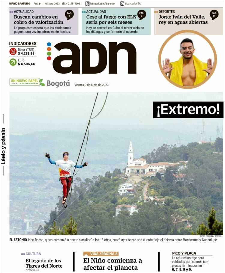 Portada de ADN - Bogotá (Colombia)