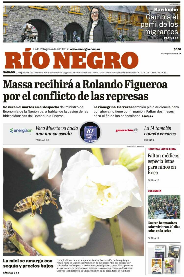 Portada de Rio Negro (Argentina)