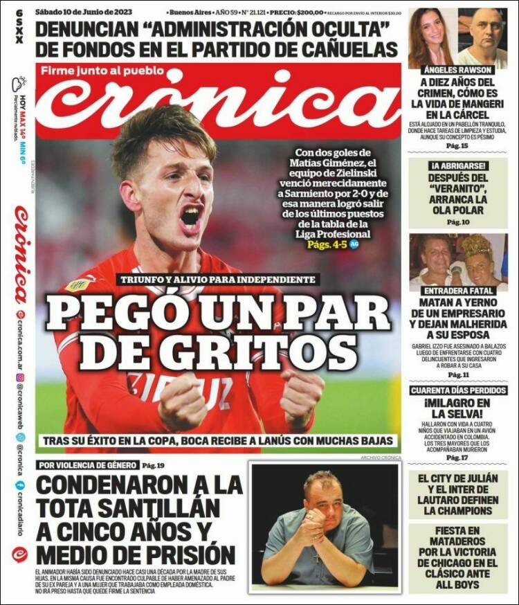 Portada de La Voz del Chaco (Argentina)