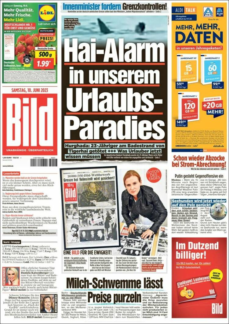 Portada de Bild (Alemania)