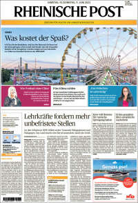 Portada de Rheinische Post (Alemania)