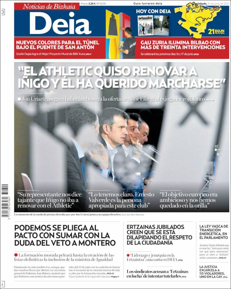 Portada de Deia (España)