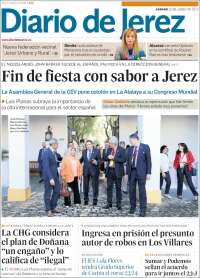 Portada de Diario de Jerez (España)