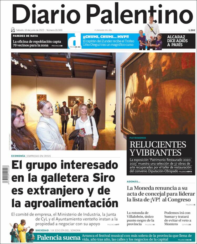 Portada de Diario Palentino (España)