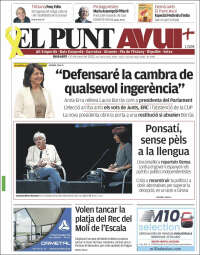 Portada de El Punt Avui - Girona (España)