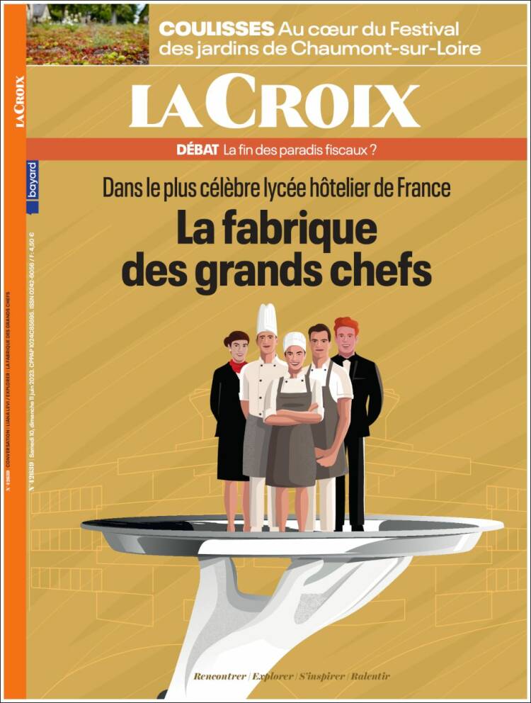 Portada de La Croix (Francia)