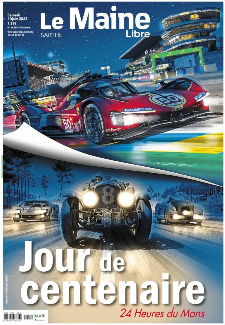 Portada de Le Maine Libre (Francia)