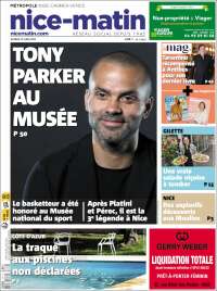 Portada de Nice-Matin (Francia)