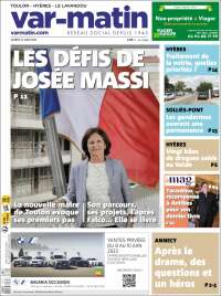 Portada de Var-Matin (Francia)