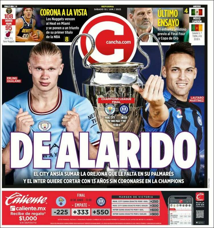 Portada de Cancha (México)