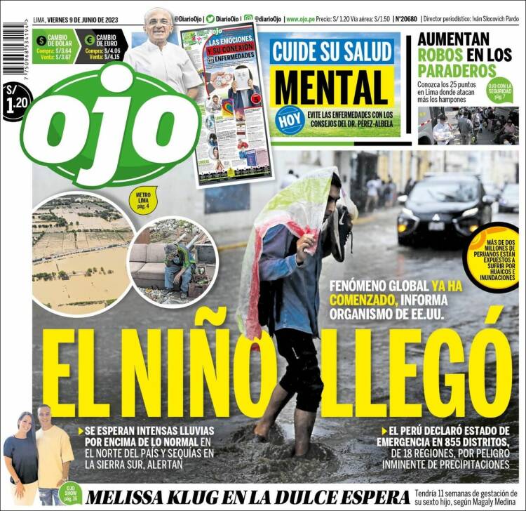 Portada de Ojo (Perú)