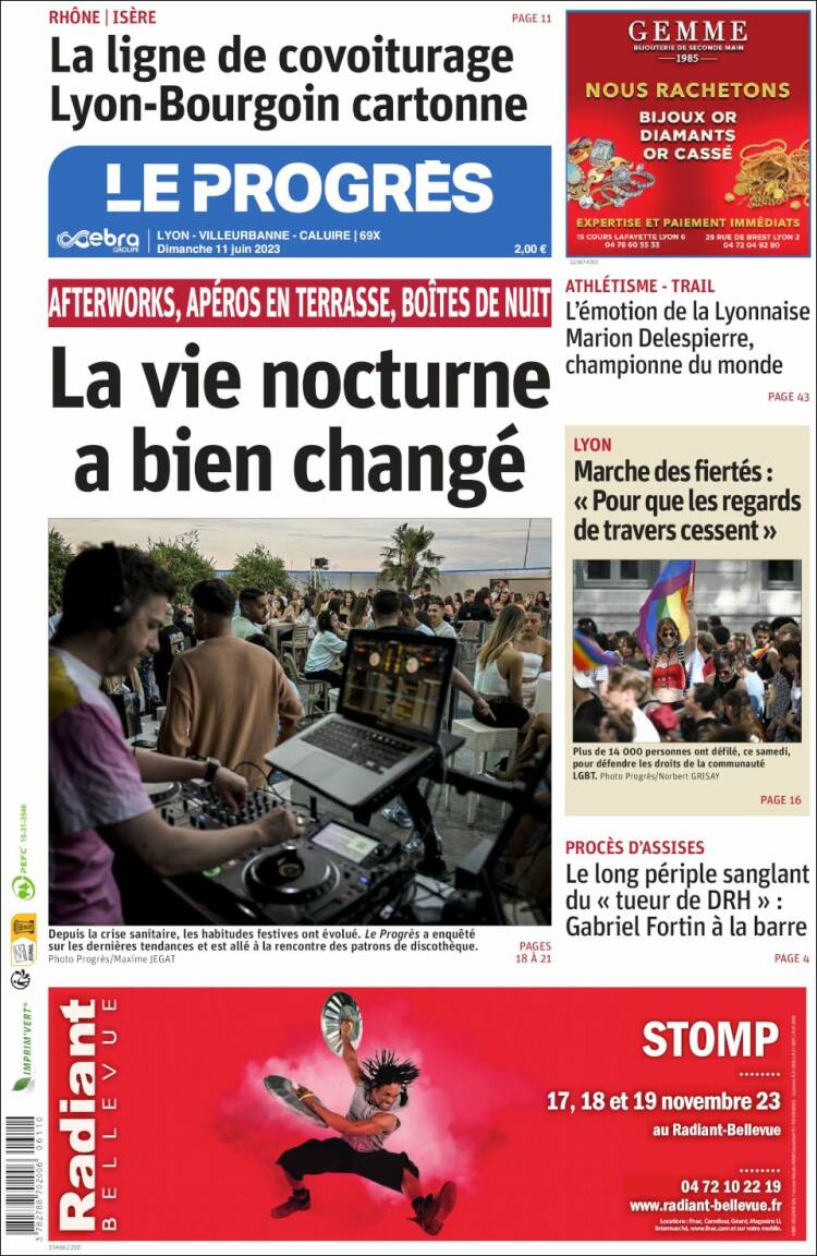 Portada de Progres de Fecamp (Francia)