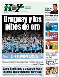 Portada de Diario Hoy (Argentina)