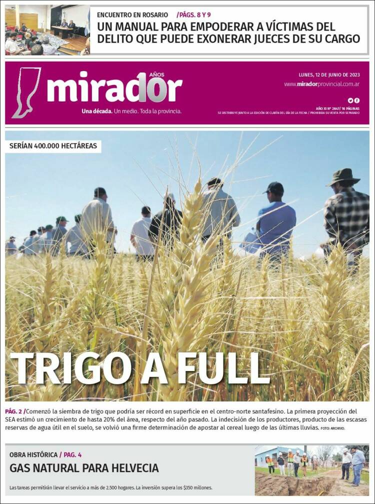Portada de Mirador Provincial (Argentina)