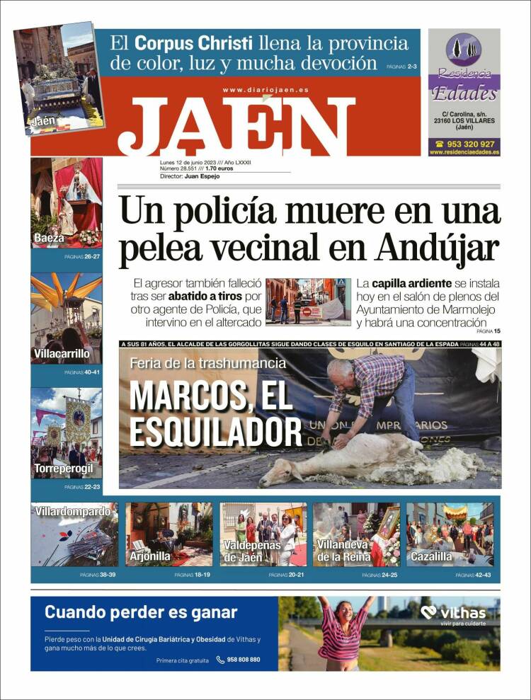 Portada de Diario Jaén (Espa&ntilde;a)