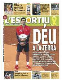 Portada de L'Esportiu (Espa&ntilde;a)