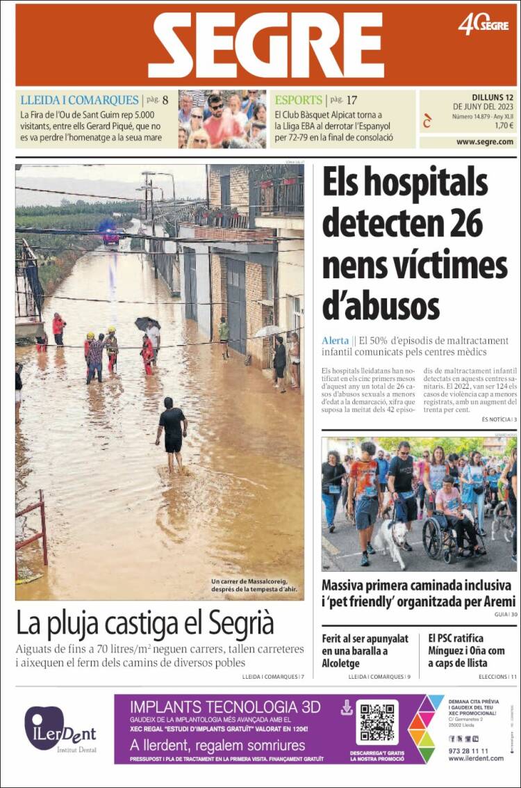 Portada de Segre (Espa&ntilde;a)